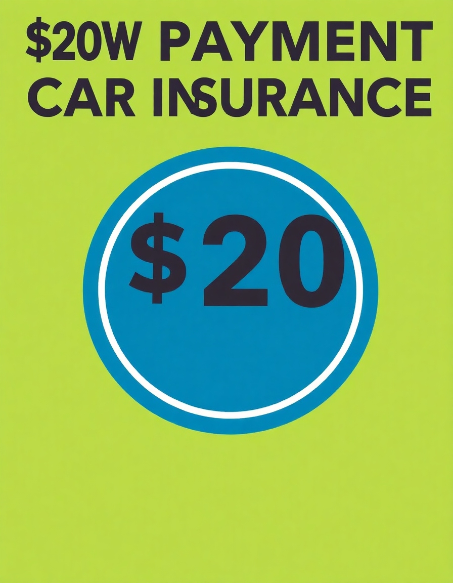 $20 down payment car insurance